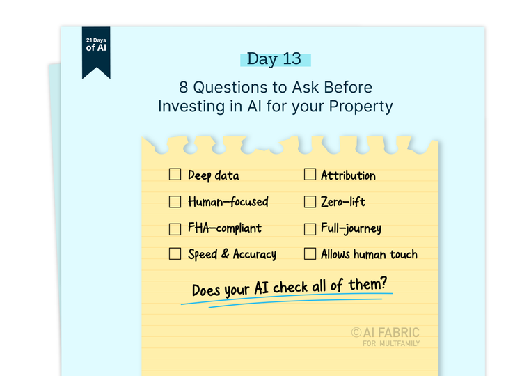 8 Questions to Ask Before Investing in AI for Your Property